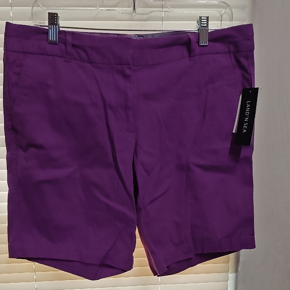 Laundsea Women's Vibrant Purple Bermuda Shorts